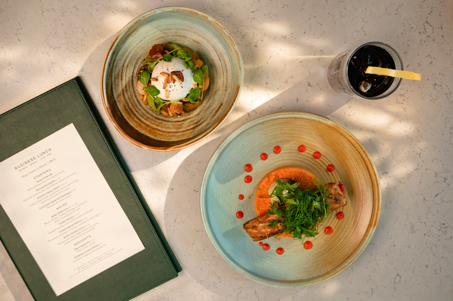 Business Lunch Spike Bar Emirates Golf Club