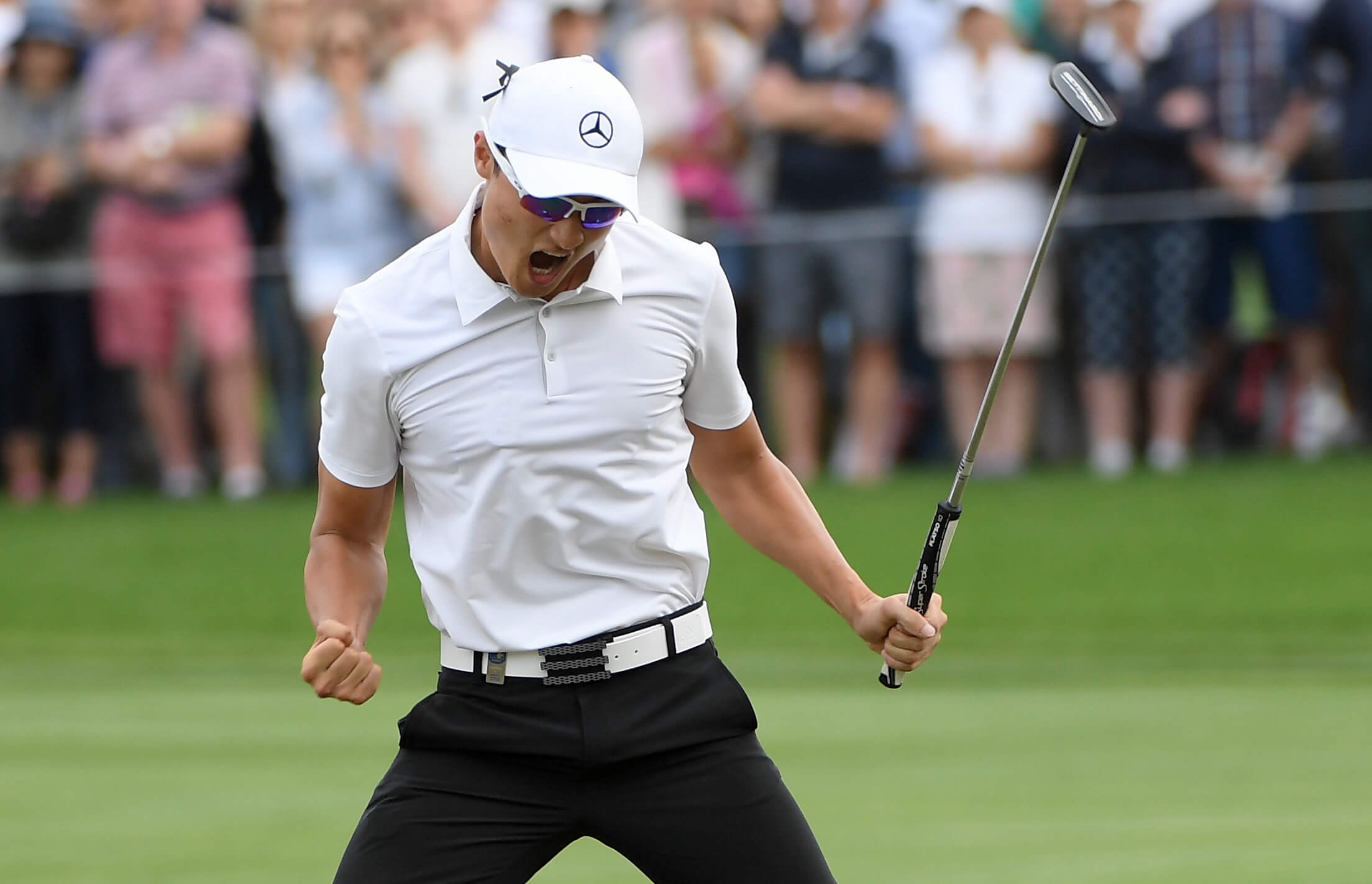 Li Haotong Fist Pump 2 Oddc 2018